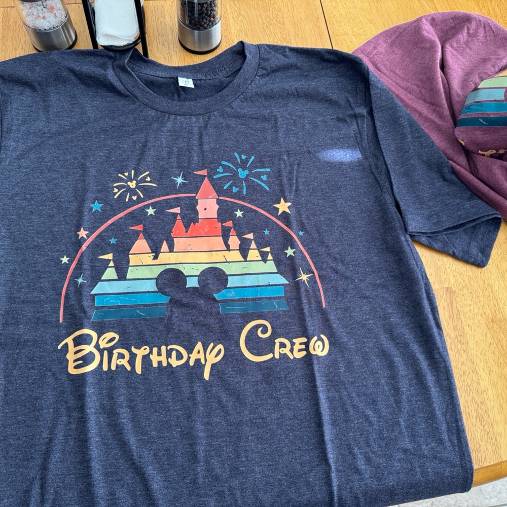 Bella Canvas Birthday Crew Tee - Navy